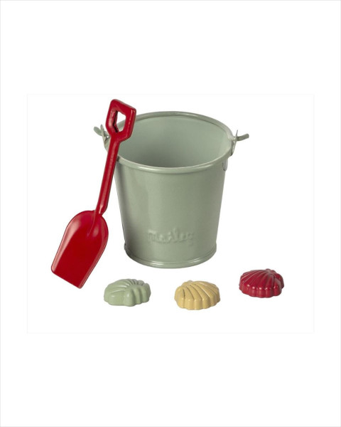 Imperfect Maileg Beach Set - Shovel, Bucket and Shells
