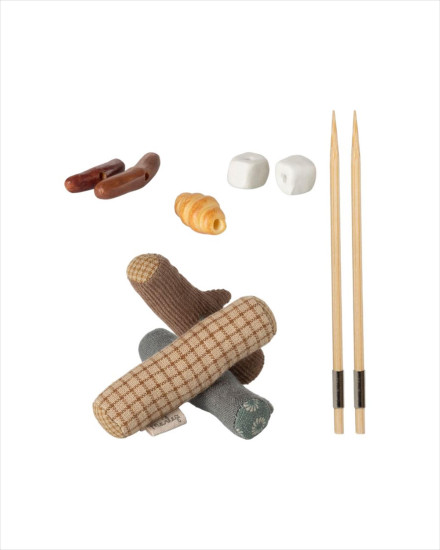 Maileg Bonfire Set, Mouse