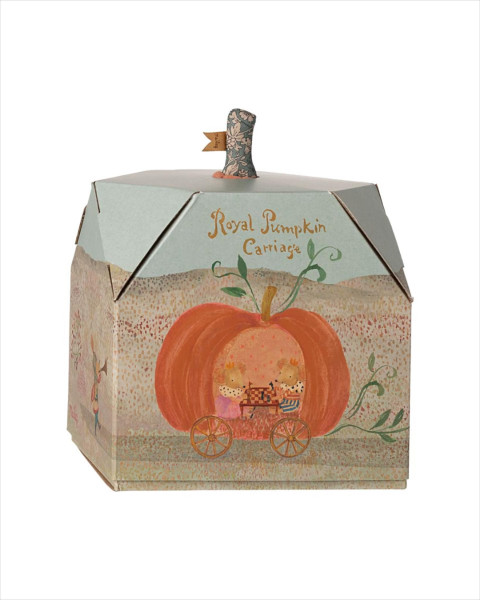 Maileg Pumpkin Carriage, Mouse