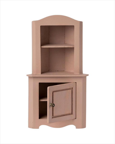 Imperfect Maileg Miniature Corner Cabinet - Rose