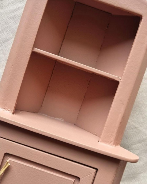 Imperfect Maileg Miniature Corner Cabinet - Rose