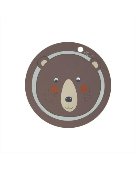 OYOY Placemat Bear Brown