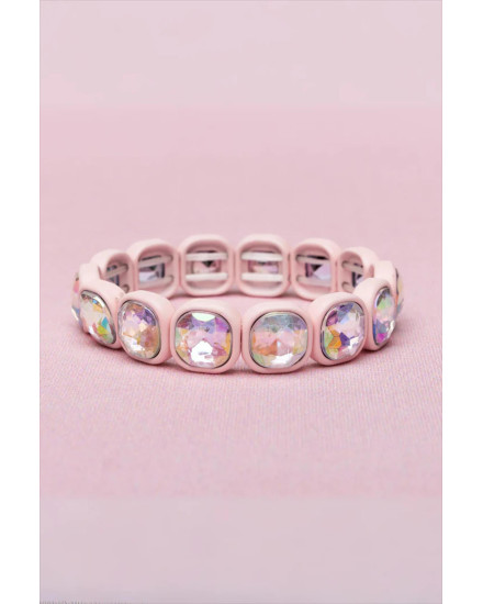 Great Pretenders Boutique Chic Swiftie Pink Gem Bracelet