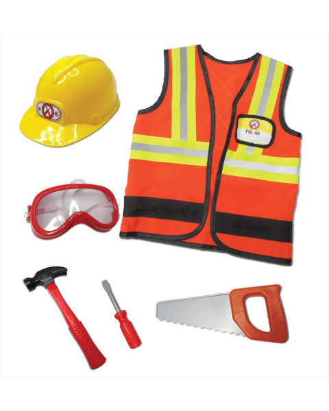 Great Pretenders Construction Worker with Accessories (5-6 Years)