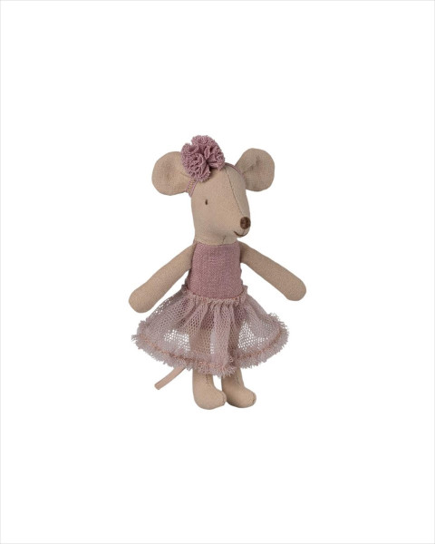 Maileg Ballerina Mouse, Little Sister - Heather