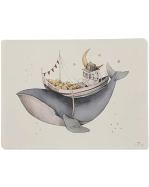 Konges Slojd Placemat Silicone - Whale