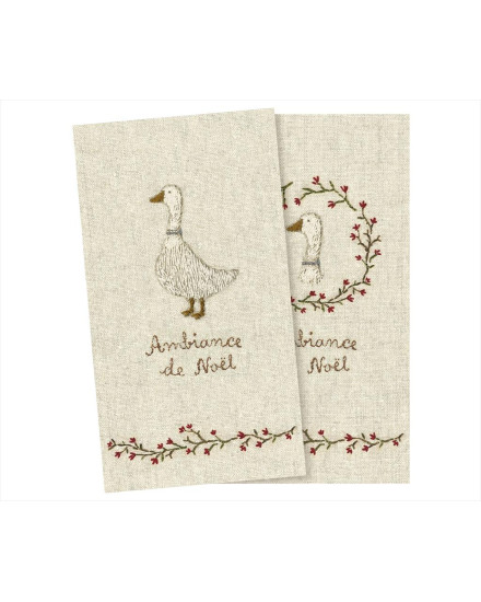 Maileg Napkin Ambiance De Noel - Large