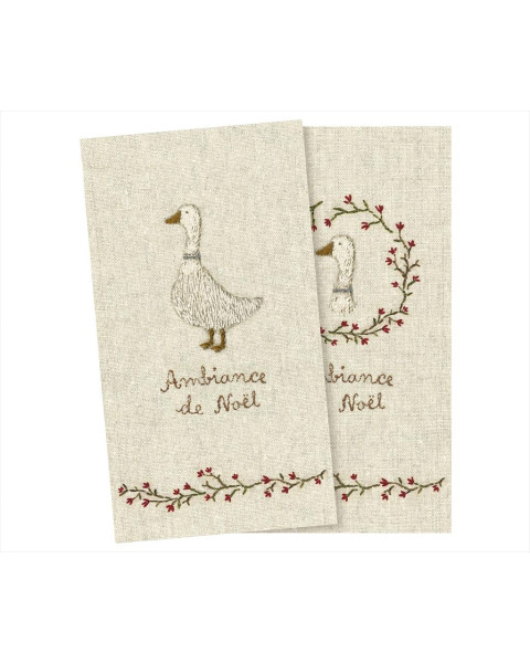 Maileg Napkin Ambiance De Noel - Large