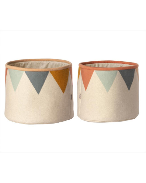 Maileg Basket, 2 pcs Set - Rose