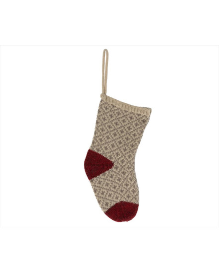 Maileg Christmas Stocking - Soft Grey