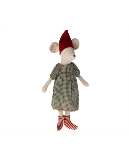 Maileg Christmas Mouse, Medium - Girl