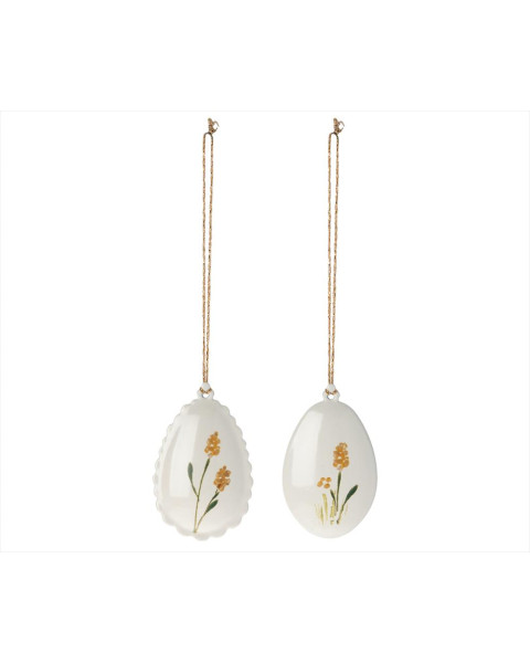 Maileg Easter Egg Ornament, 2 ass - Yellow