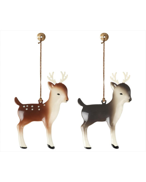 Maileg Metal Ornament, Bambi 2 ass.
