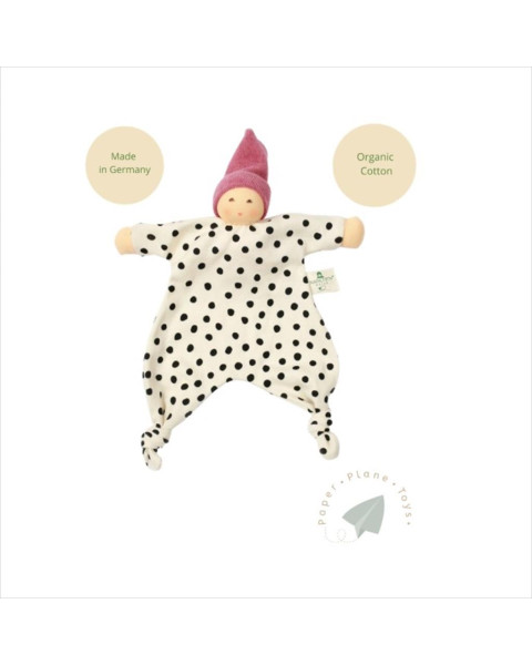 Nanchen Baby Comforter Polka Dot - Lilac Berry