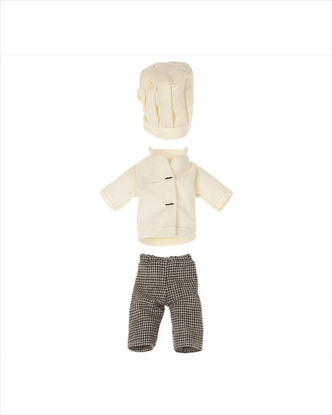 Imperfect Maileg Chef Clothes for Mouse w. Long Hat