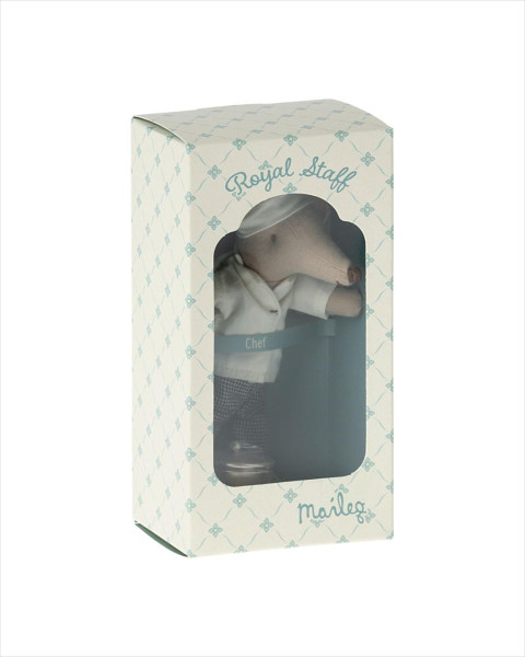 Maileg Chef Mouse w. Soup Pot and Spoon, Big Brother