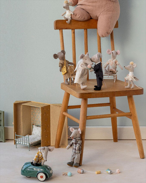 Maileg Wedding Mice Couple in Box, Mum and Dad