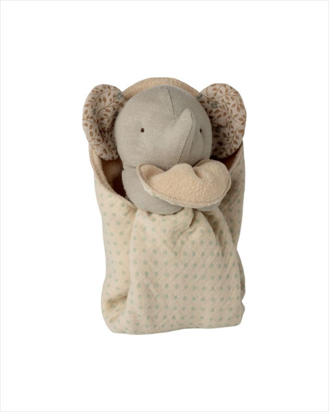 Maileg Lullaby Friends, Elephant, Mini - Iron Grey