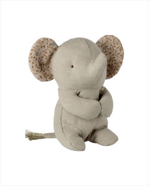 Maileg Lullaby Friends, Elephant, Mini - Iron Grey