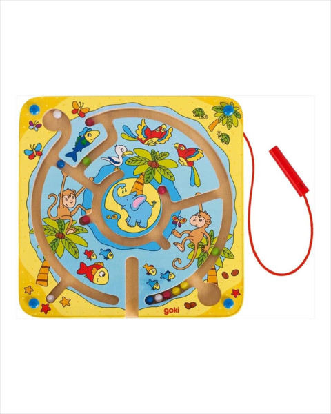 Imperfect Goki Magnetic Maze Board Island