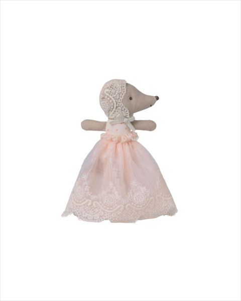 Maileg Baby Mouse in Gown - Powder