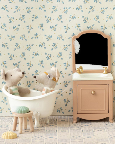 Maileg Bathtub, Mouse - Off White