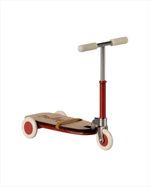 Maileg Kick Board, Mouse - Red