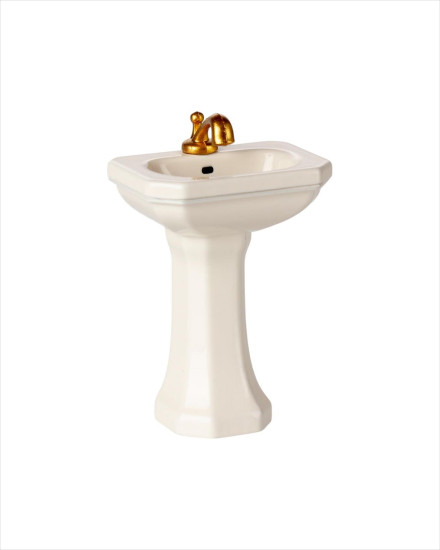 Maileg Bathroom Sink, Mouse - Off White