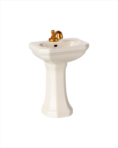 Maileg Bathroom Sink, Mouse - Off White