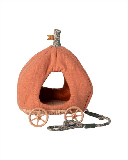 Maileg Pumpkin Carriage, Mouse