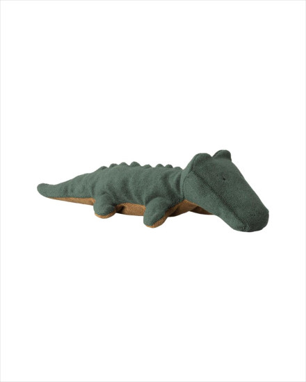 Maileg Safari Friends, Crocodile, Small - Forest Green