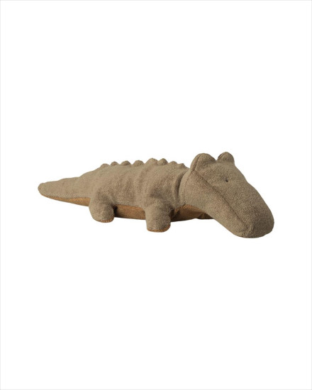 Maileg Safari Friends, Crocodile, Small - Olive Green