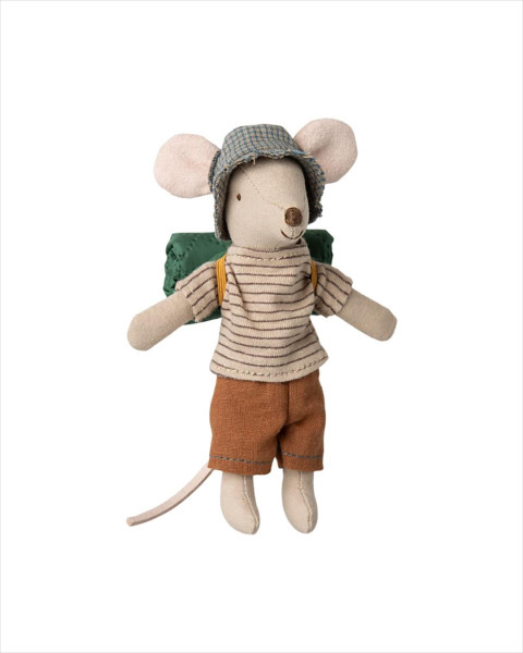 Maileg Hiker Mouse, Big Brother - Thin Stripes