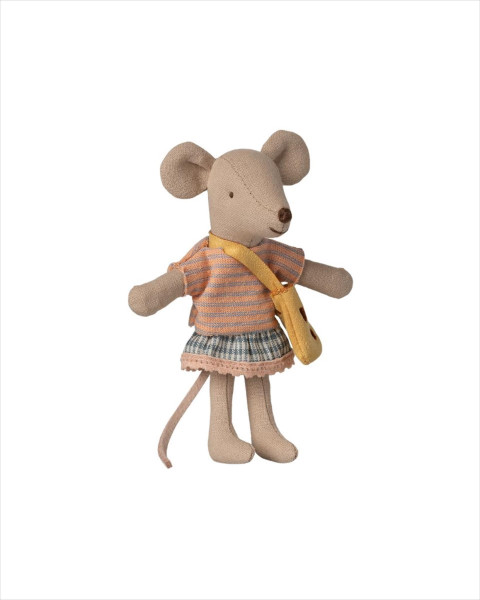 Maileg Little Sister Mouse with Bag