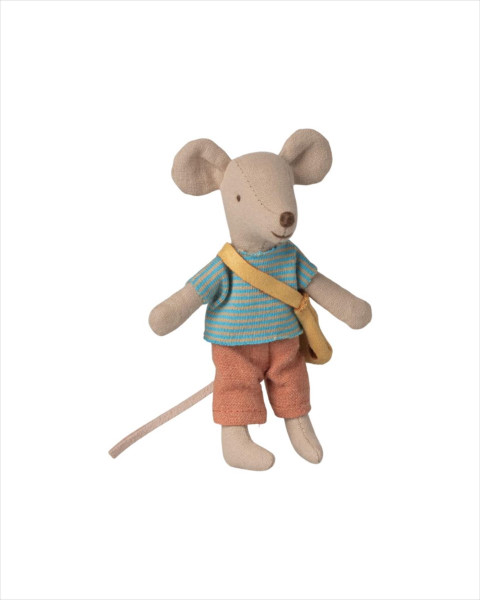 Maileg Little Brother Mouse with Bag