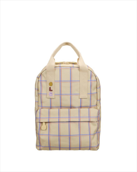 Ole Backpack Medium | Tartan | Vanilla