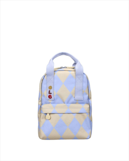 Ole Backpack Small | Diamond | Vanilla + Ice Blue