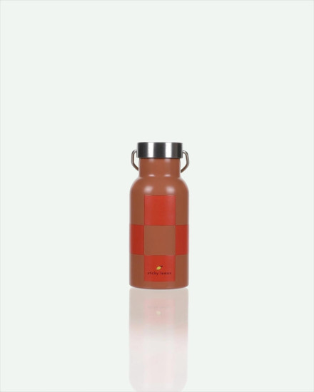 Sticky Lemon Bottle | Checkboard | Ladybird Red+Harvest Moon