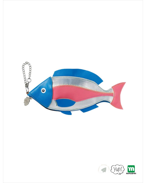 Marushin Yup! Fish Blue Pouch