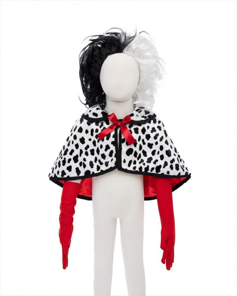 Great Pretenders Ella De Vil Cape with Gloves & Wig