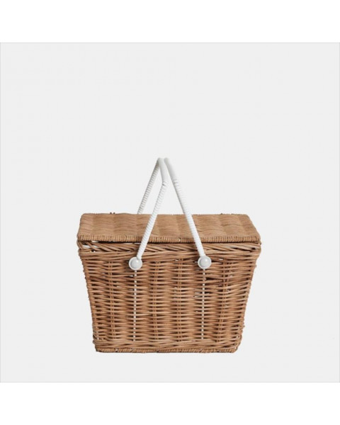 Olliella Piki Rattan Basket Small - Natural