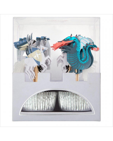 Meri Meri Dragon Knights Cupcake Kit