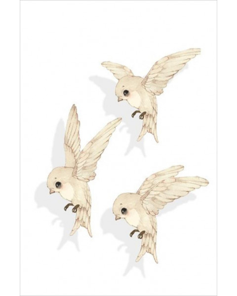 Mrs. Mighetto Wallsticker - Oh Birdie Fly