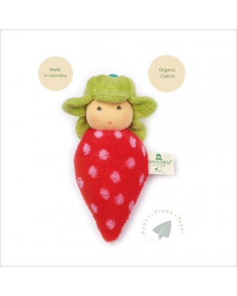 Nanchen Baby Rattle Strawberry