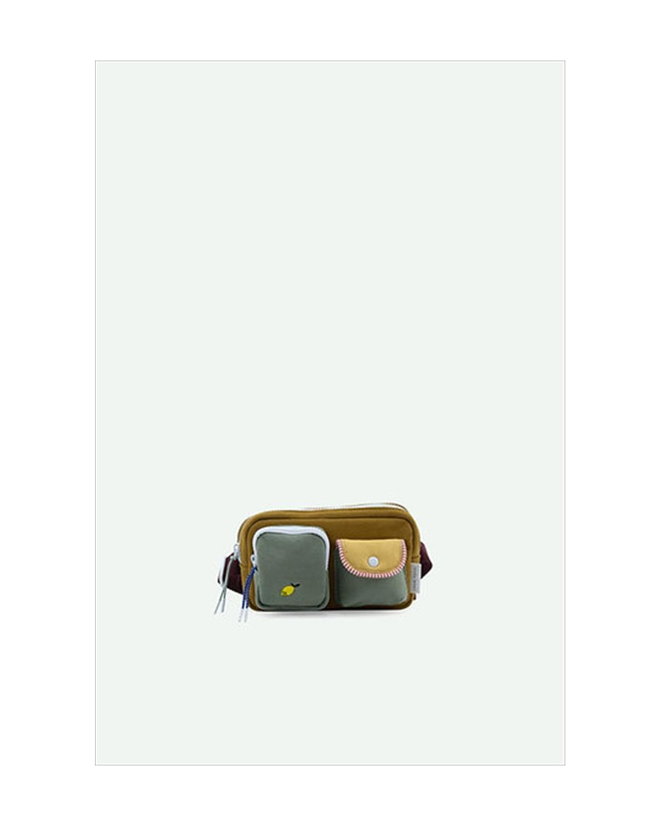 Sticky Lemon Fanny Pack Small Meadows Adventure Khaki Green