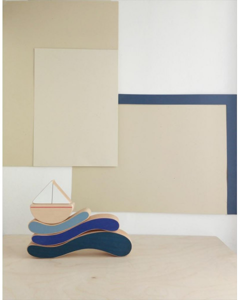 Boat and Waves Stacking Toy