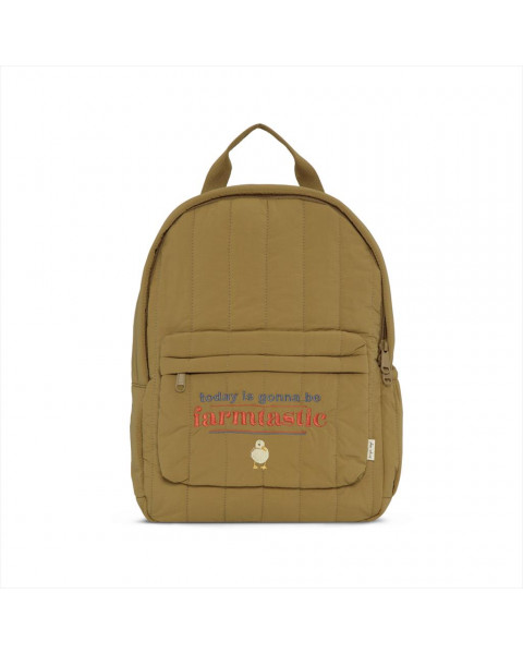 Konges Slojd Storm Quiltet Backpack Junior - Dull Gold