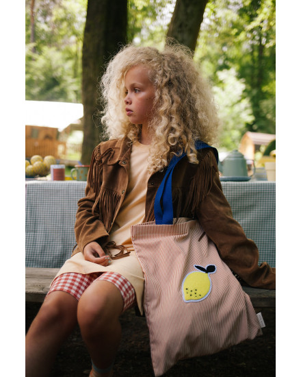Sticky Lemon Tote Bag Meadows Stripes - Cousin Clay